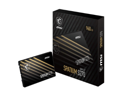 MSI SPATIUM S270 960GB SATA III 2.5'' SSD (500MB Okuma / 450MB Yazma)
