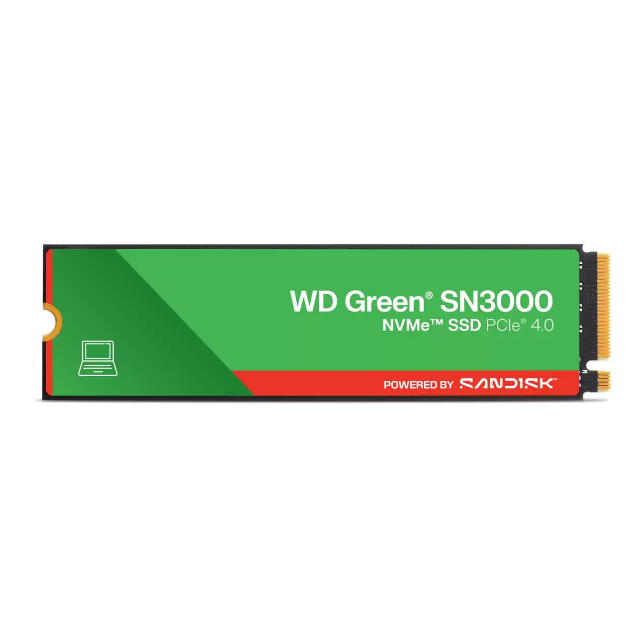 Western Digital Green SN3000 500GB NVMe PCIe Gen4 x4 M.2 2280 SSD (WDS500G5G0E)