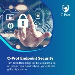 C-Prot Endpoint Security (25 Kullanıcı - 3 Yıl) Kurumsal Antivirüs Yazılımı