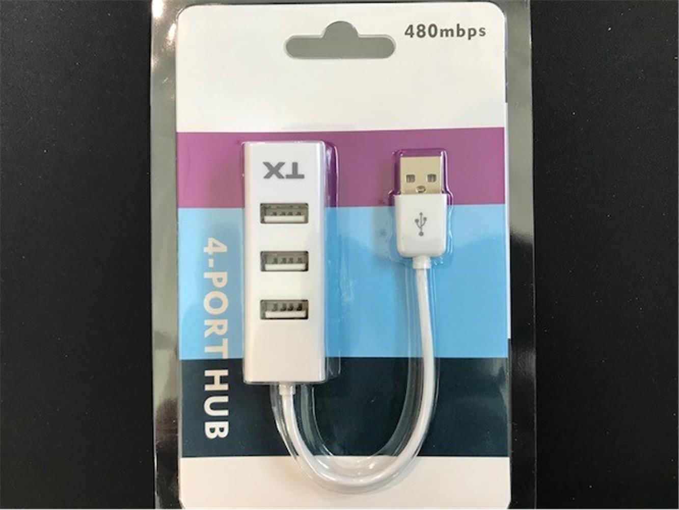TX ACUSB24W 4 Port USB Hub Beyaz 2.0 480Mbps (0,11 m Kablo)