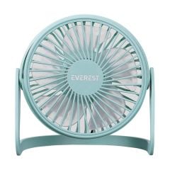 Everest EFN-505 Masaüstü Turkuaz USB Fan (145mm x 141mm x 105mm)
