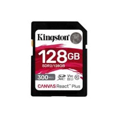 Kingston SDR2-128GB Canvas React Plus SDXC UHS-II 300R-260W U3 V90 Full HD/4K/8K Hafıza Kartı