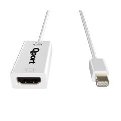 QPORT Q‑DP‑HDM Mini DisplayPort to HDMI Çevirici Adaptör 15 cm Kablosu Full HD