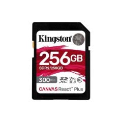 Kingston SDR2-256GB 256GB SDXC Canvas React Plus UHS-II U3 V90 Hafıza Kartı