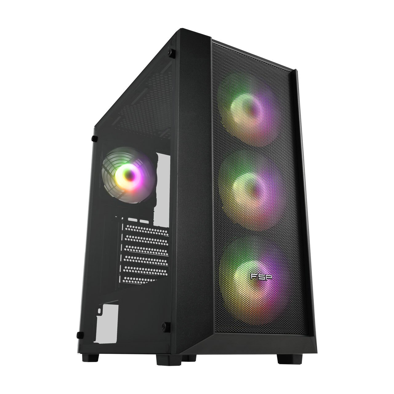 FSP CMT218 650W 80+ PRO 4 Adet Argb Fanlı Mid-Tower Gaming Kasa