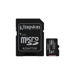 Kingston Canvas Select Plus 128GB MicroSDXC Class 10 UHS-I U3 V30 A1 100-150MB/s Hafıza Kartı + Adaptör (SDCS2/128GB)