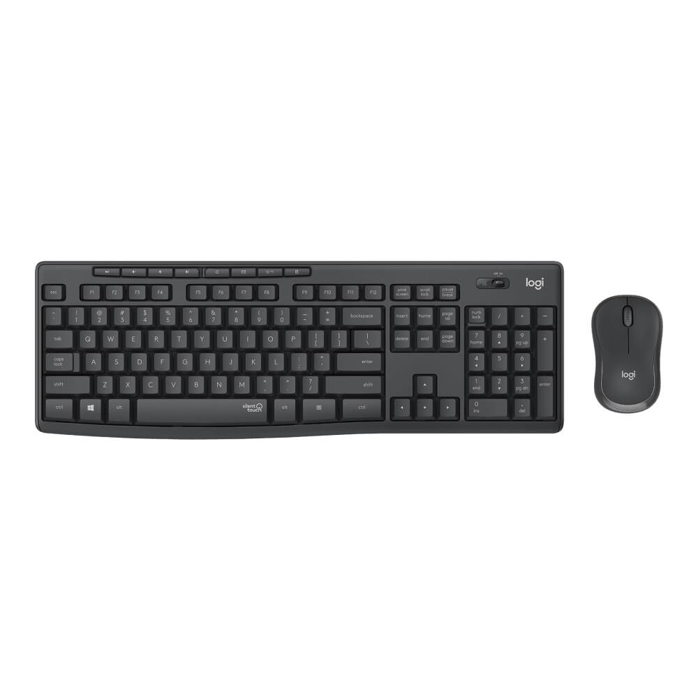 Logitech MK295 Silent Wireless Kablosuz Klavye Mouse Seti - Türkçe Q Siyah (920-009804)