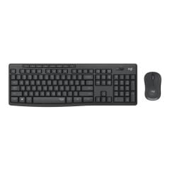 Logitech MK295 Silent Wireless Kablosuz Klavye Mouse Seti - Türkçe Q Siyah (920-009804)