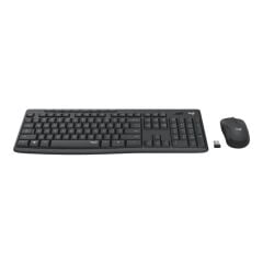 Logitech MK295 Silent Wireless Kablosuz Klavye Mouse Seti - Türkçe Q Siyah (920-009804)
