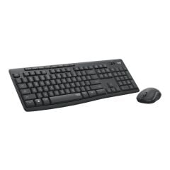 Logitech MK295 Silent Wireless Kablosuz Klavye Mouse Seti - Türkçe Q Siyah (920-009804)