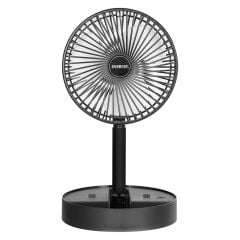 Everest EFN-605 Masaüstü Şarj Edilebilir Siyah 800mAh USB Fan