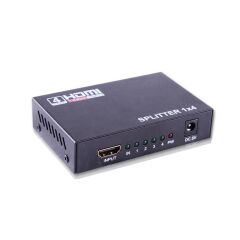 QPORT Q-SPL4 Full HD 1 Giriş 4 Çıkışlı HDMI Splitter (Sinyal Çoğaltıcı) - HDMI Görüntü Dağıtıcı