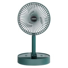 Everest EFN-605 Masaüstü Şarj Edilebilir Yeşil 800mAh USB Fan
