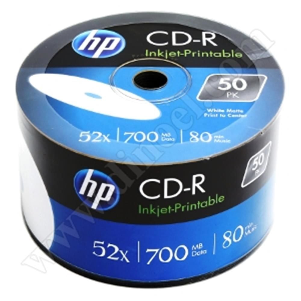 HP CD-R 700MB 80min Printable 50’li Shrink