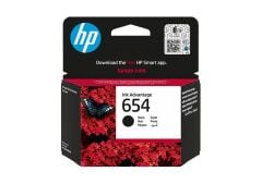 HP 654 Siyah Orijinal Mürekkep Kartuşu (7FP39UE) 400 Sayfa