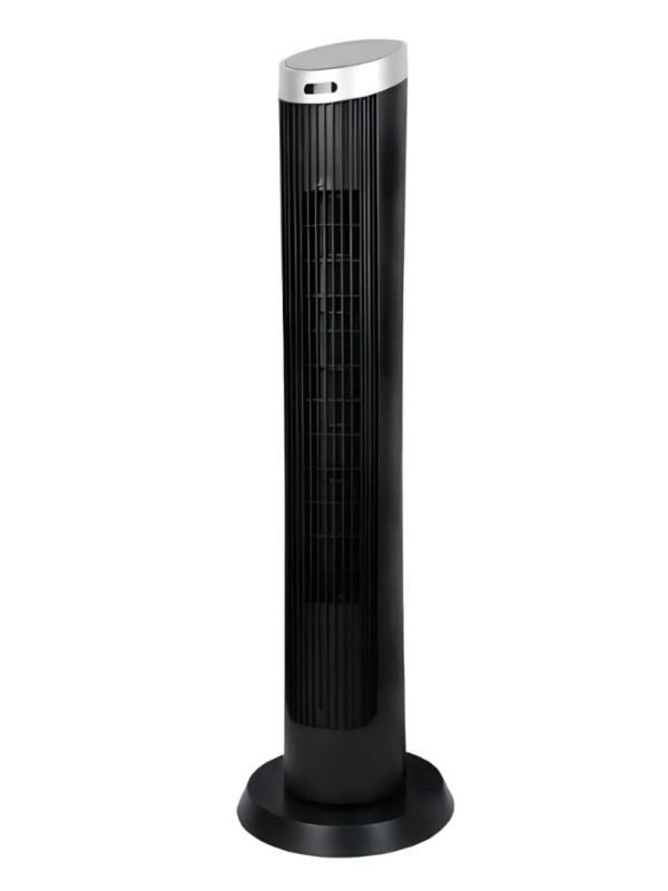 Altus AL 40 TFB — Kule Tipi Vantilatör, 45 W AC motor, 3 kademeli hız, 1–12 saat zamanlayıcı, uzaktan kumanda, siyah/ekru (model: AL 40 TFB)