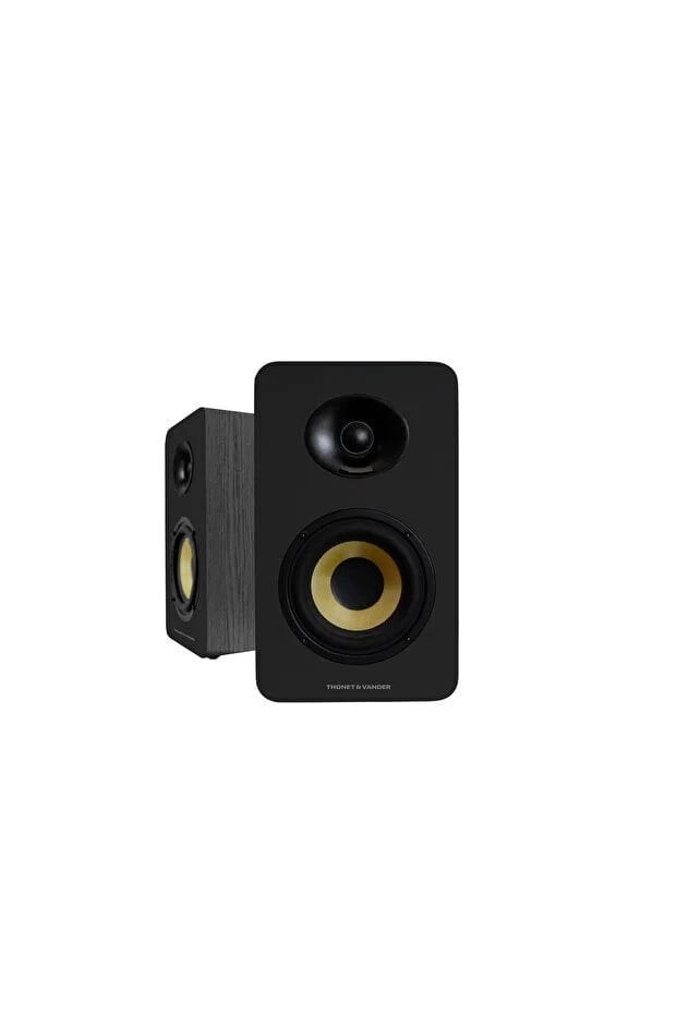 Thonet & Vander Vertrag 2.0 Siyah Bluetooth Raf Tipi Kitaplık ve Sinema Hoparlörü (80W)