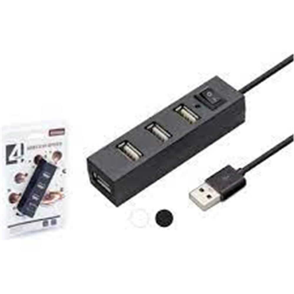 Hadron HDX7003 4 Port 2.0 USB Hub Anahtarlı