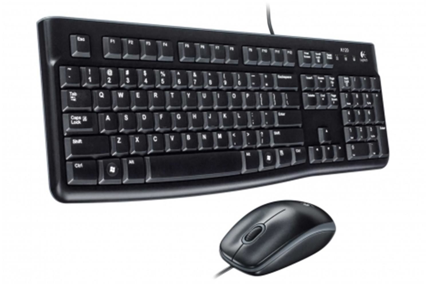Logitech MK120 Q USB Standart Kablolu Klavye & Mouse Set (920-002560)