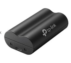 TP-Link Tapo A100 6700 mAh Lithium‑Ion Şarj Edilebilir Batarya Paketi – Tapo C400/C420/D230 Uyumlu, Hızlı Değiştirilebilir, 6 Noktalı Koruma, Mikro‑USB ile 5 Saat Şarj Süresi