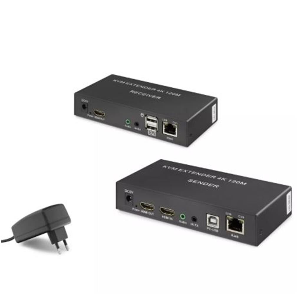 Hadron HDX1306 120 Metre HDMI KVM Extender 1080p Full HD (Ethernet Üzerinden Uzatma) Siyah