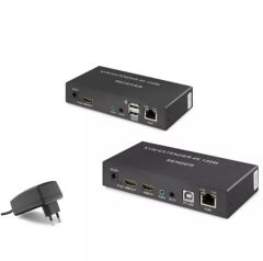Hadron HDX1306 120 Metre HDMI KVM Extender 1080p Full HD (Ethernet Üzerinden Uzatma) Siyah