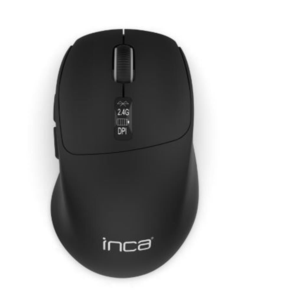 Inca IWM-397T Dual Mode Bluetooth + 2.4GHz Wireless Şarj Edilebilir Sessiz Optik Mouse