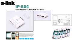 S-link IP-504 iPad 30-Pin 5in1 Camera Connection Kit ve Kart Okuyucu