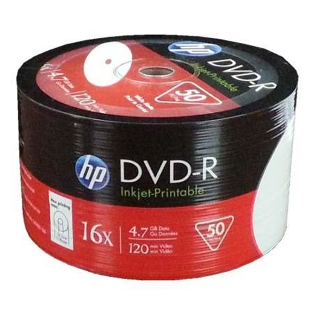 HP DVD-R 4.7GB 120min 16X 50’li Shrink