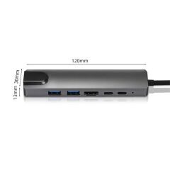 SENSEI TYPE-C 6IN1 HDMI COK FONKSIYONLU USB 3.0 DOCK STATION