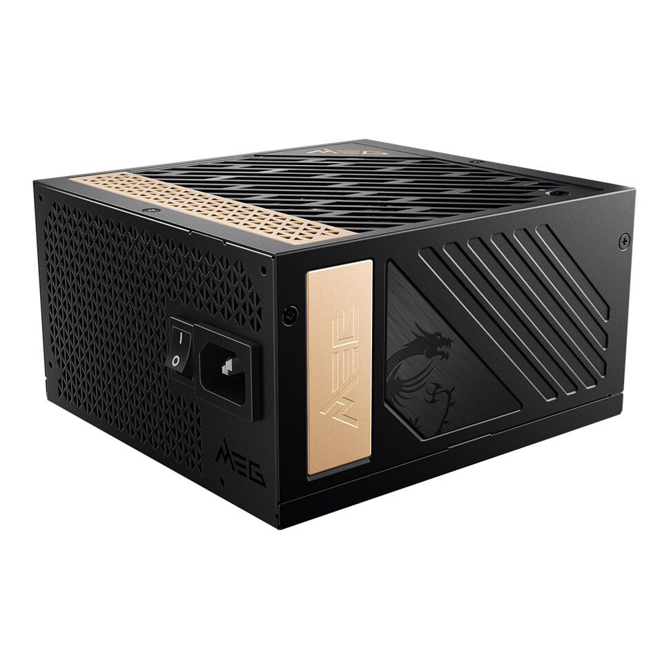 MSI MEG Ai1300P PCIE5 1300W 80+ Platinum Full Modüler ATX 3.0 Güç Kaynağı (PSU)