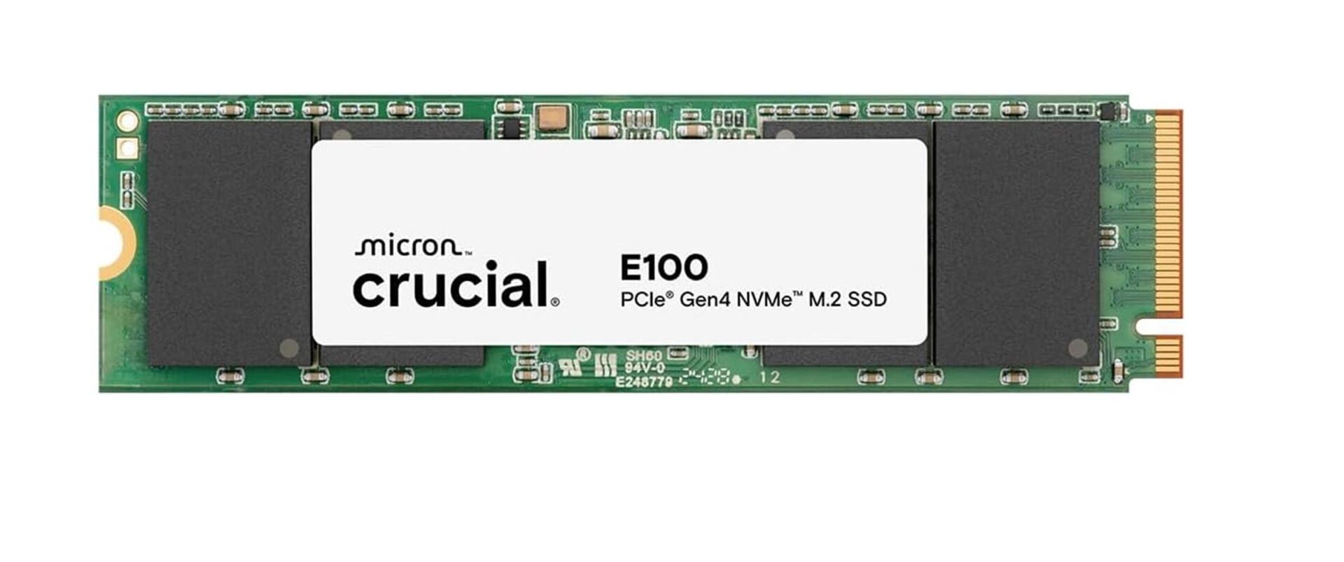Crucial E100 1TB NVMe PCIe Gen4 x4 M.2 2280 SSD (5000MB Okuma / 4500MB Yazma) - CT1000E100SSD8