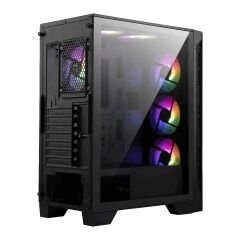 MSI MAG FORGE 120A AIRFLOW Temperli Cam 6x120mm Auto-RGB Fan USB 3.2 ATX Mid-Tower Gaming Kasa