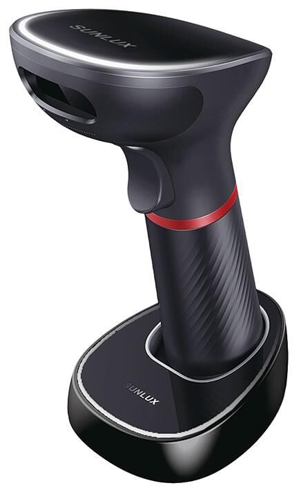 Sunlux XL-9610 2D Karekod Kablosuz USB Barkod Okuyucu + Cradle