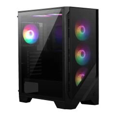 MSI MAG FORGE 120A AIRFLOW Temperli Cam 6x120mm Auto-RGB Fan USB 3.2 ATX Mid-Tower Gaming Kasa