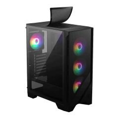 MSI MAG FORGE 120A AIRFLOW Temperli Cam 6x120mm Auto-RGB Fan USB 3.2 ATX Mid-Tower Gaming Kasa