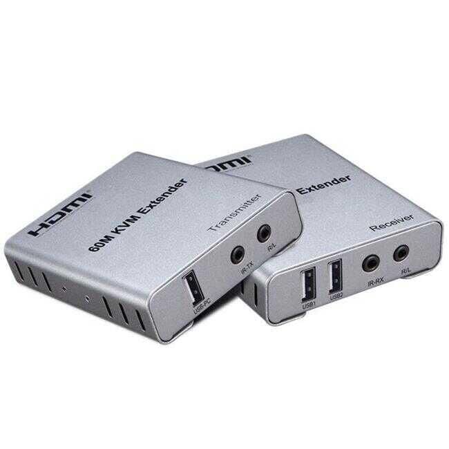 SENSEI 60 Metre 1080P CAT6 KVM Extender (HDMI+USB+IR)