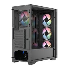 Frisby FC-9480G 600W 80+ Bronze Dahili PSU 4x120mm RGB Fan Mesh Panel Gaming Bilgisayar Kasası