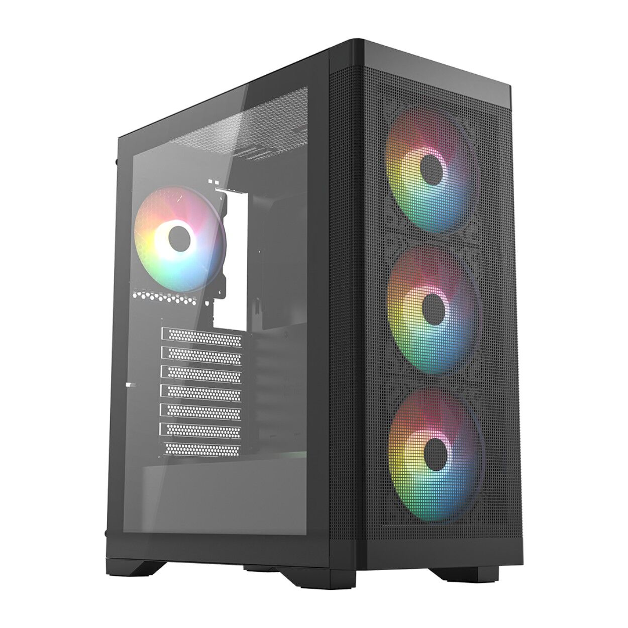 Frisby FC-9480G 600W 80+ Bronze Dahili PSU 4x120mm RGB Fan Mesh Panel Gaming Bilgisayar Kasası